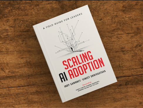 Scaling AI Adoption on a wooden table